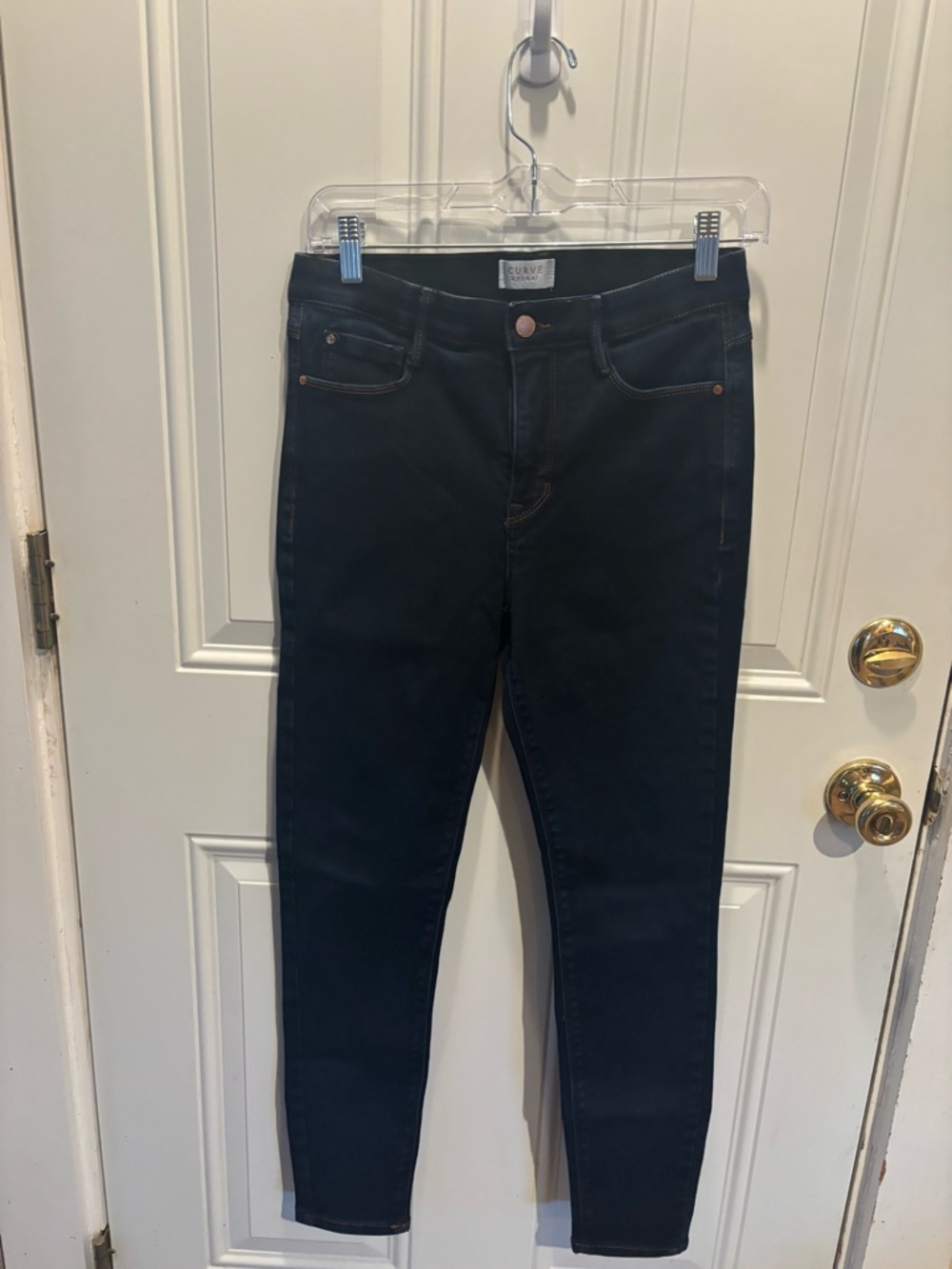 Women’s High-Rise Skinny Jeans in Dark Indigo